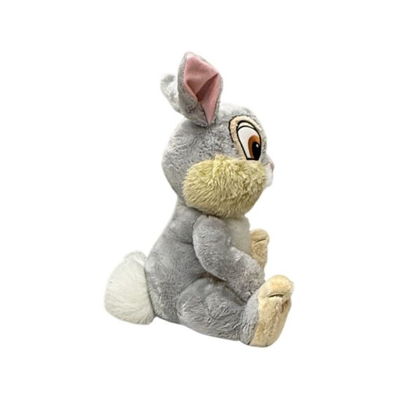 Disney Thumper Plush Stuffed Animal Bunny 11" Gray Beige Soft Toy Embroidered - Picture 4 of 5